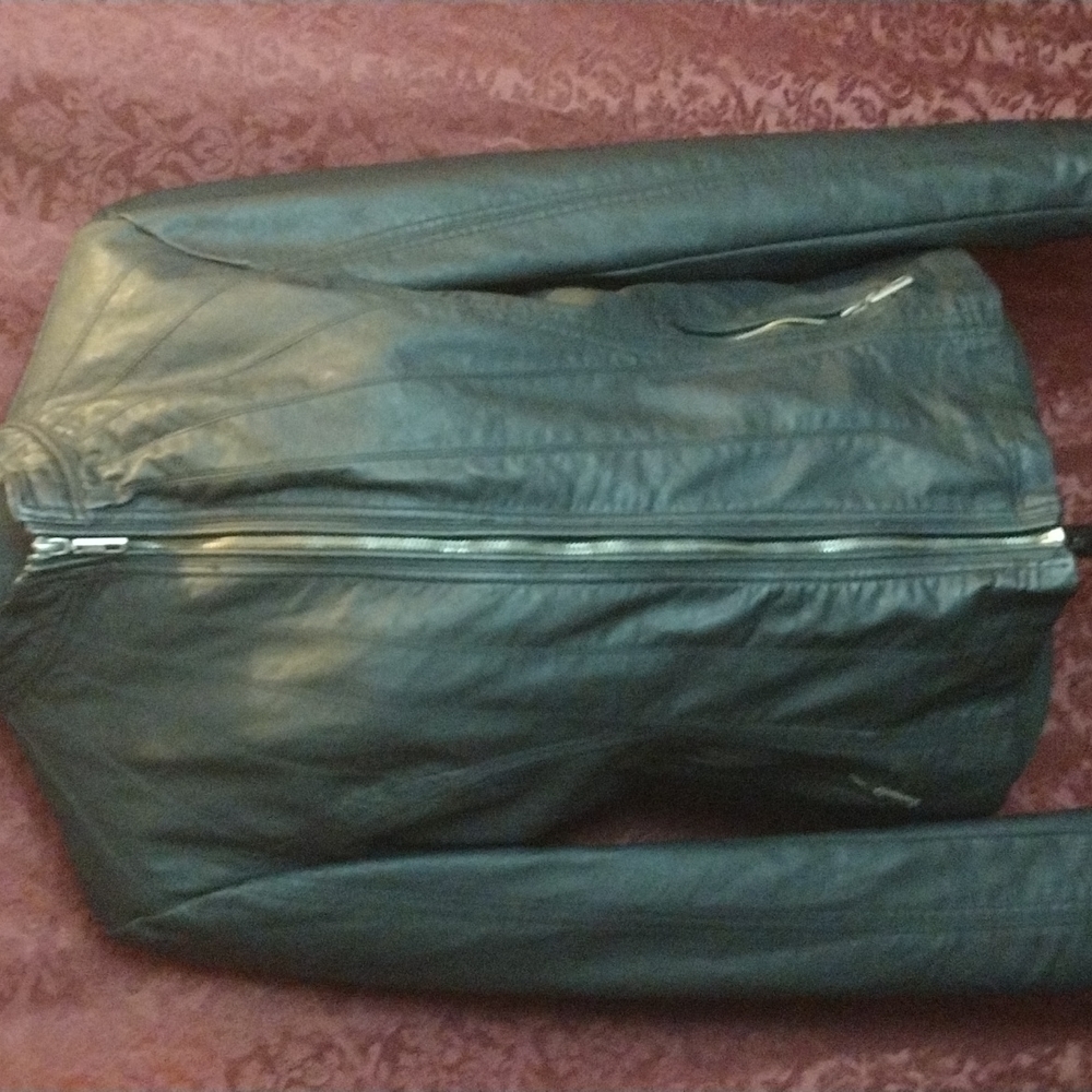 Faux leather jacket
